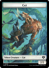 Treasure // Cat (0005) Double-Sided Token [Commander Masters Tokens] | Golgari Games