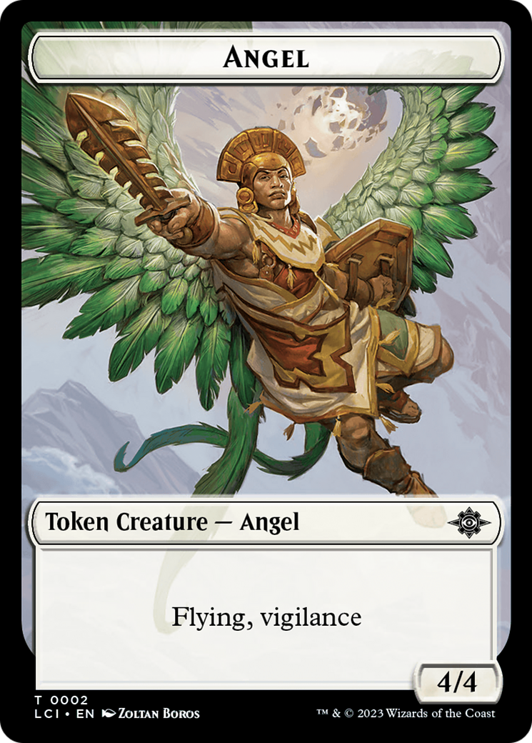 Angel Token [The Lost Caverns of Ixalan Tokens] | Golgari Games