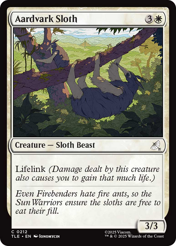 Aardvark Sloth [Avatar: The Last Airbender: Eternal-Legal] | Local Legends