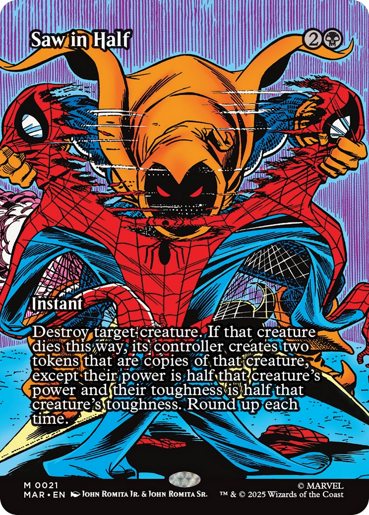 Saw in Half (Borderless) [Marvel Universe: Eternal-Legal] | Local Legends