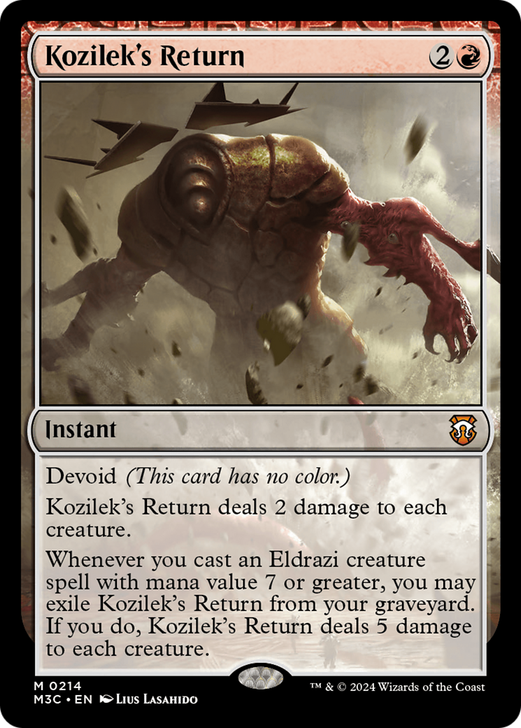 Kozilek's Return (Ripple Foil) [Modern Horizons 3 Commander] | Local Legends