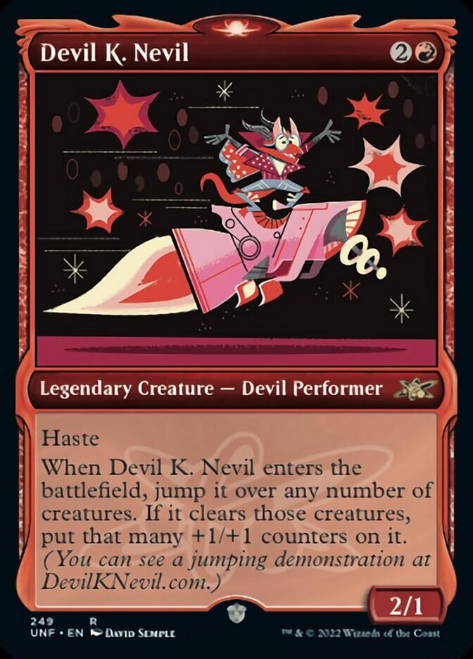 Devil K. Nevil (Showcase) [Unfinity] | Golgari Games