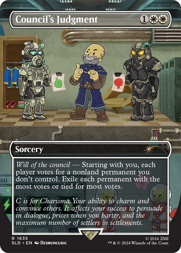 Council's Judgment (Rainbow Foil) [Secret Lair Drop Series] | Local Legends