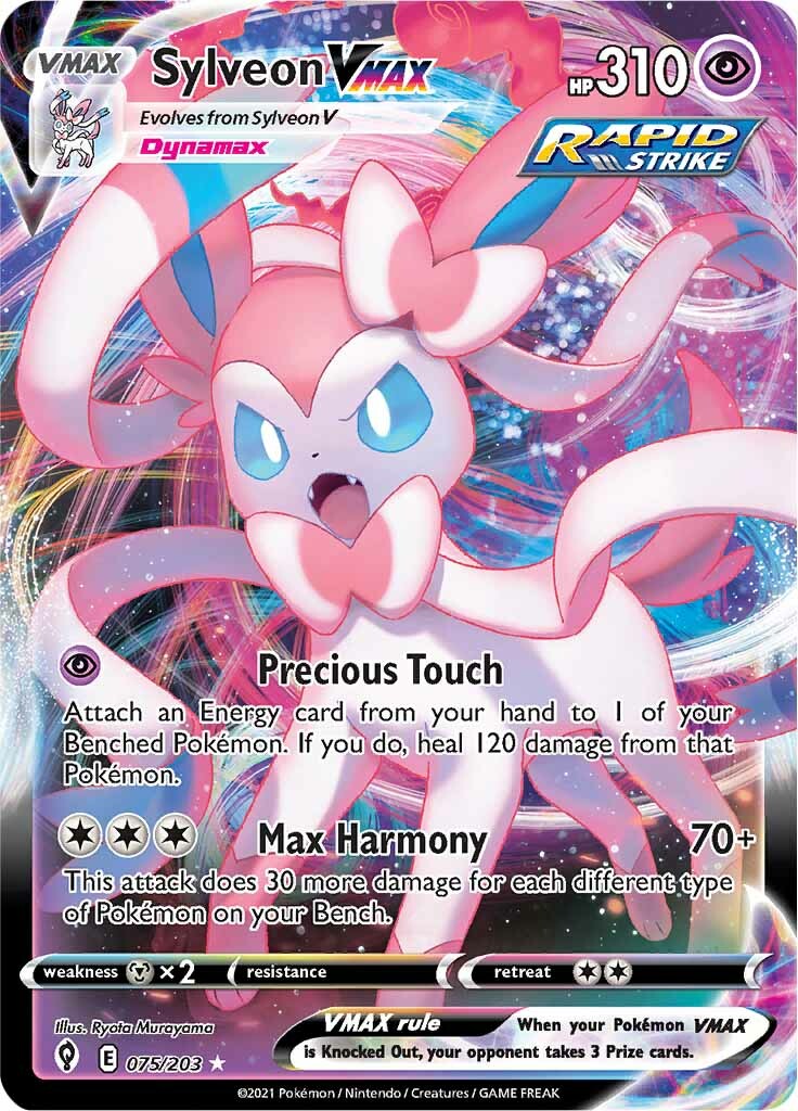 Sylveon VMAX (075/203) [Sword & Shield: Evolving Skies] | Golgari Games