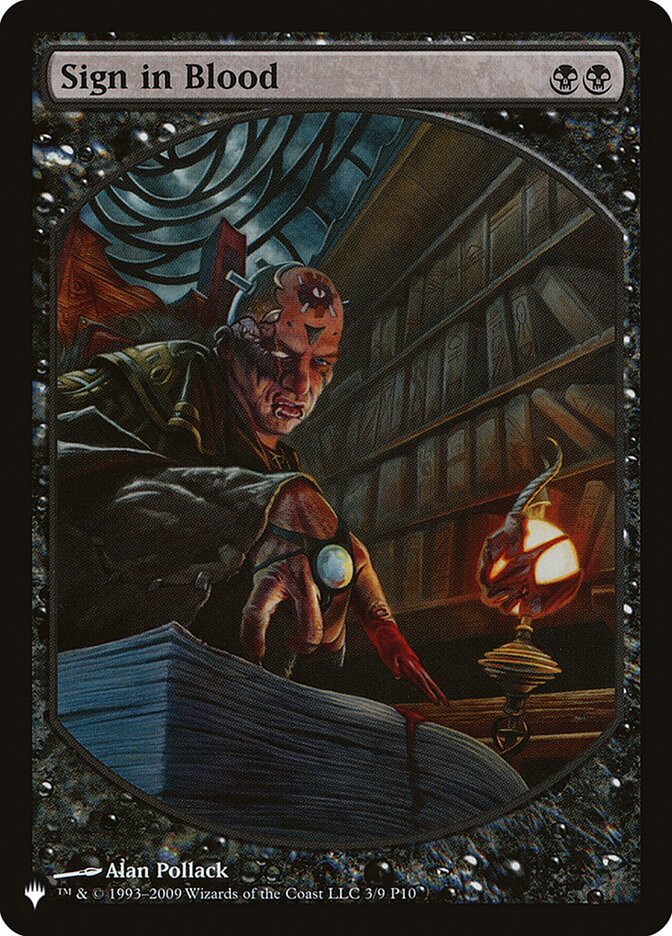 Sign in Blood [The List] | Local Legends