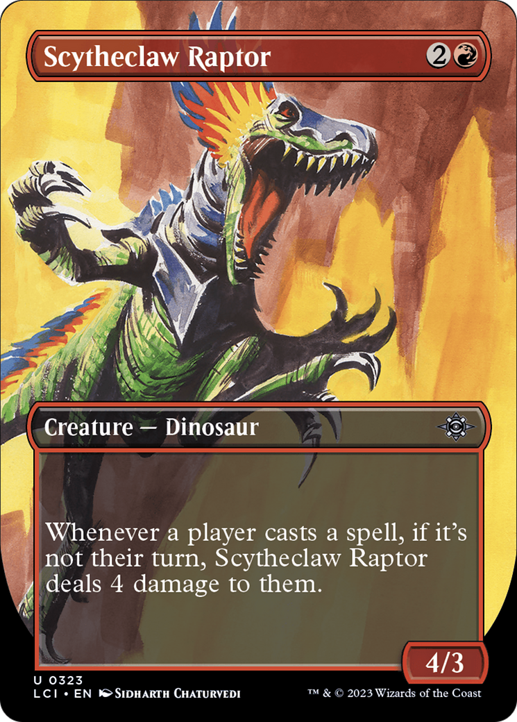 Scytheclaw Raptor (Borderless) [The Lost Caverns of Ixalan] | Golgari Games