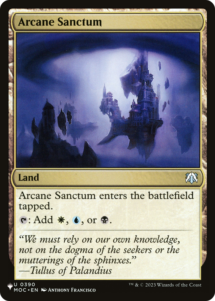 Arcane Sanctum (MOC) [The List] | Local Legends