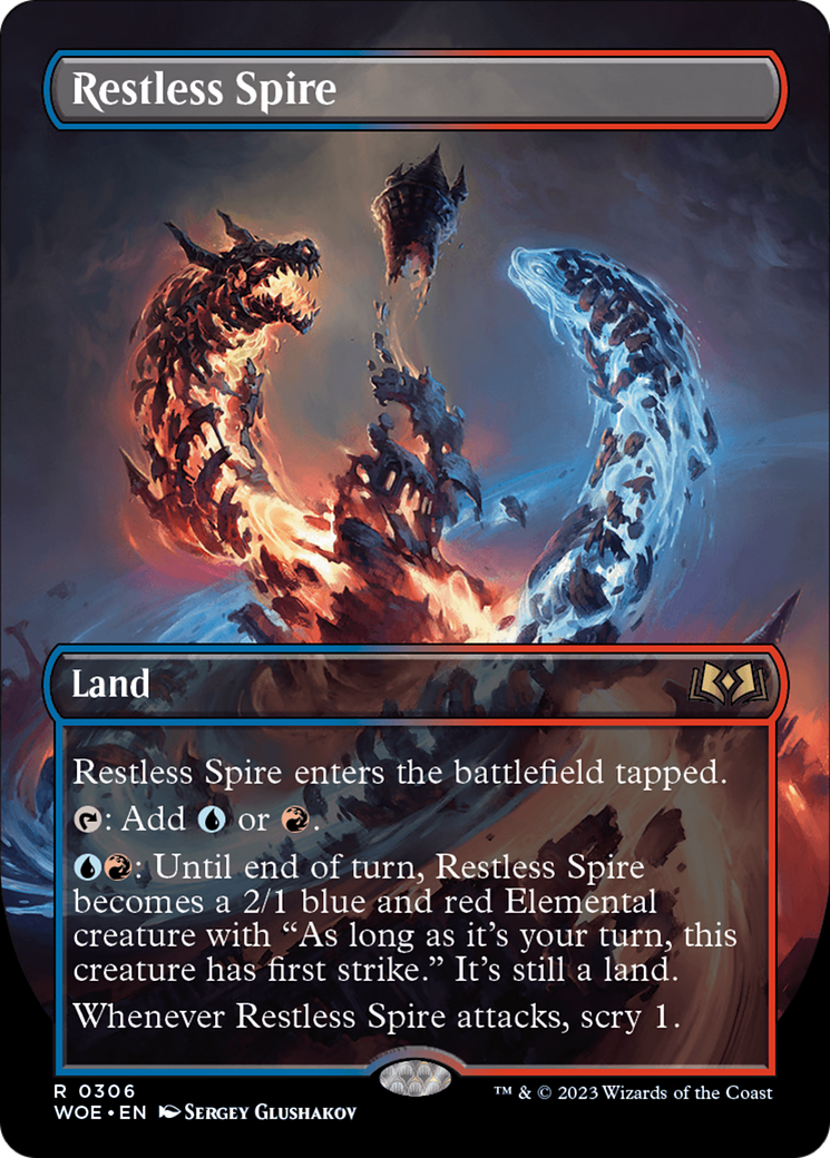 Restless Spire (Borderless) [Wilds of Eldraine] | Local Legends