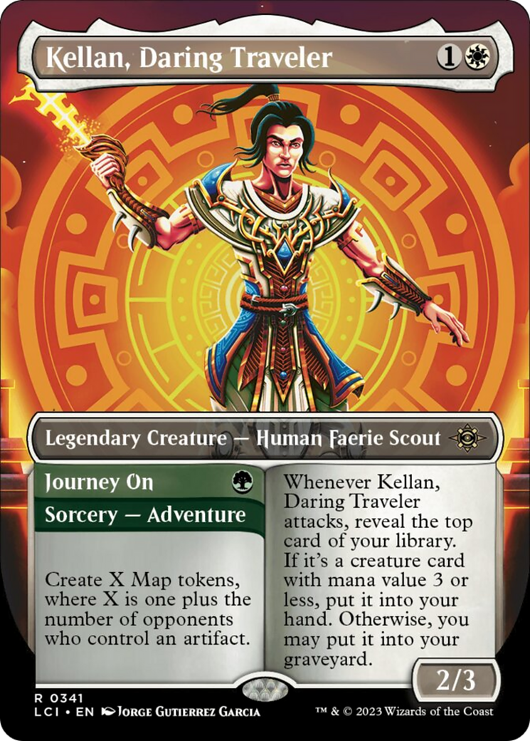 Kellan, Daring Traveler (Borderless) [The Lost Caverns of Ixalan] | Golgari Games