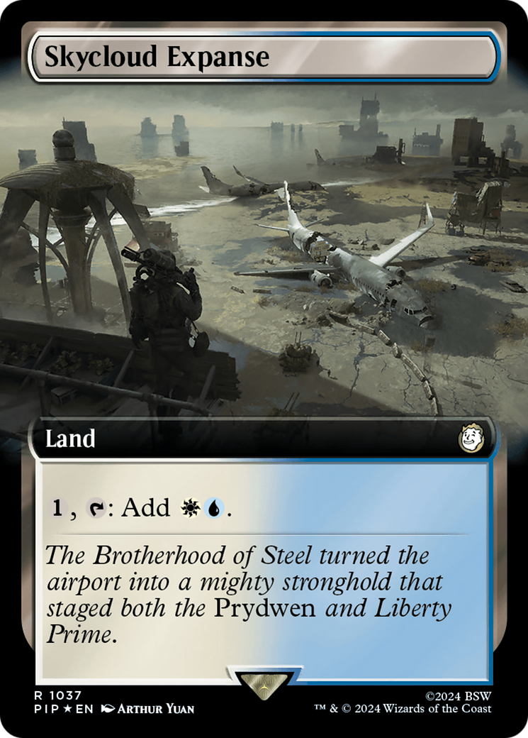 Skycloud Expanse (Extended Art) (Surge Foil) [Fallout] | Local Legends