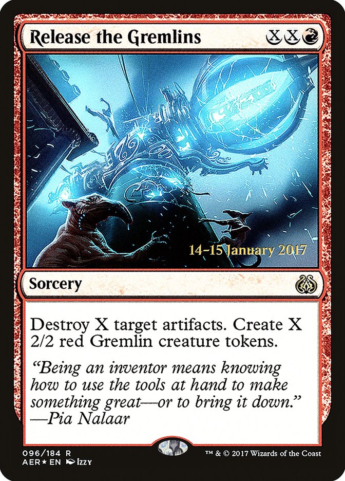 Release the Gremlins [Aether Revolt Prerelease Promos] | Local Legends