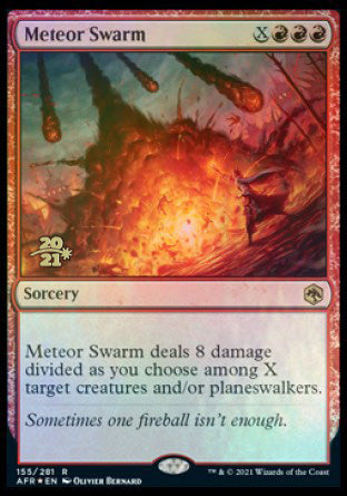 Meteor Swarm [Dungeons & Dragons: Adventures in the Forgotten Realms Prerelease Promos] | Local Legends
