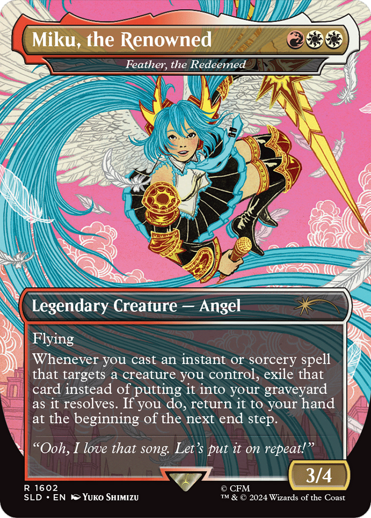 Miku, the Renowned - Feather, the Redeemed [Secret Lair Drop Series] | Local Legends