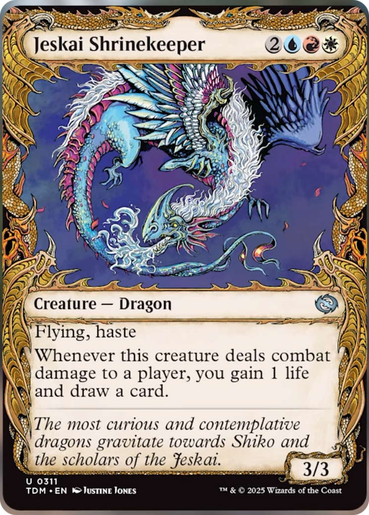 Jeskai Shrinekeeper (Showcase) [Tarkir: Dragonstorm] | Local Legends