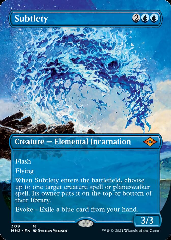 Subtlety (Borderless Alternate Art) [Modern Horizons 2] | Local Legends