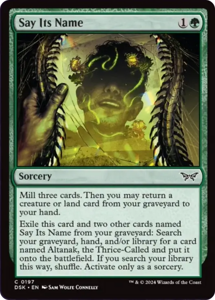 Say Its Name [Duskmourn: House of Horror] | Local Legends