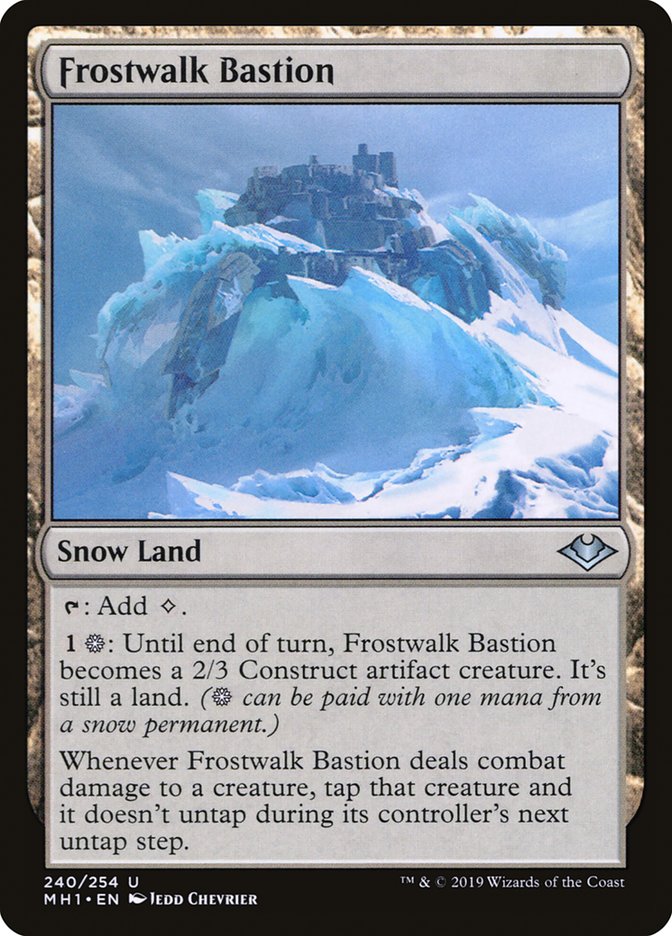 Frostwalk Bastion [Modern Horizons] | Golgari Games