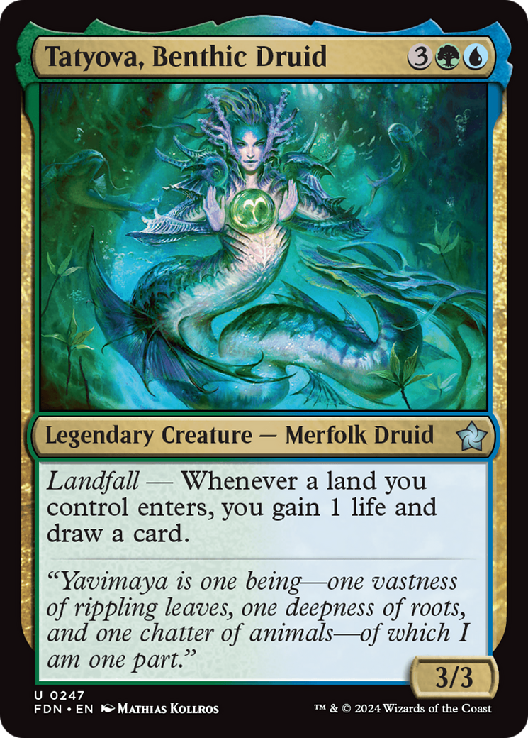 Tatyova, Benthic Druid [Foundations] | Local Legends