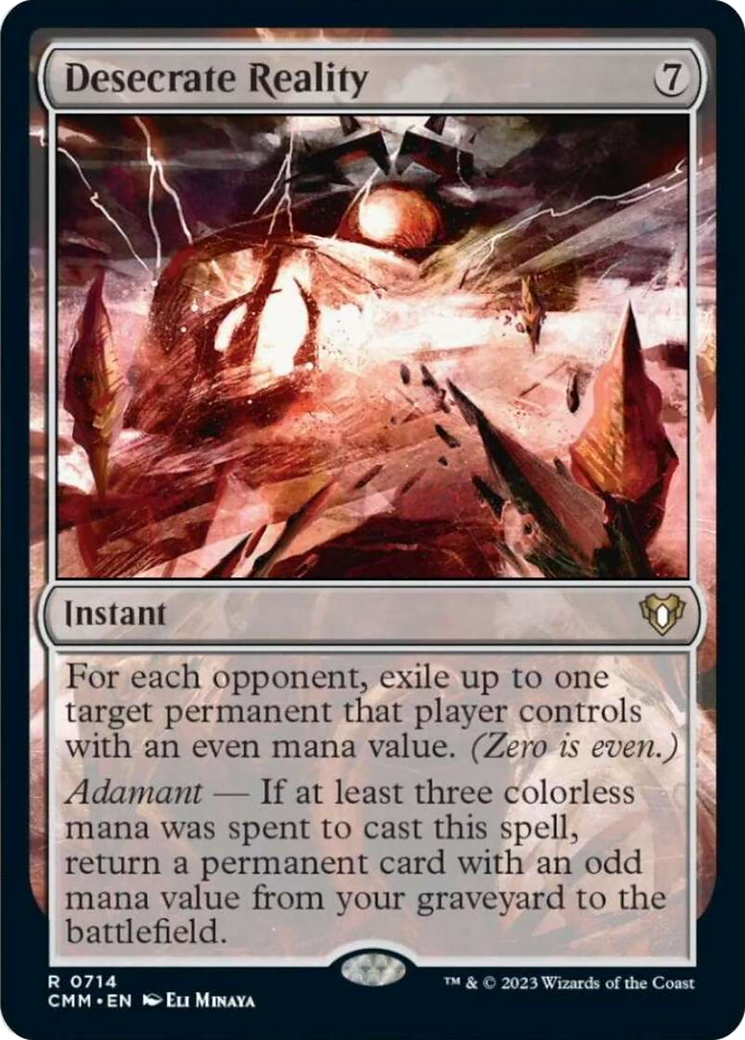 Desecrate Reality [Commander Masters] | Local Legends