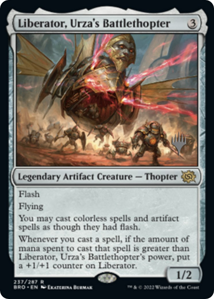 Liberator, Urza's Battlethopter (Promo Pack) [The Brothers' War Promos] | Golgari Games