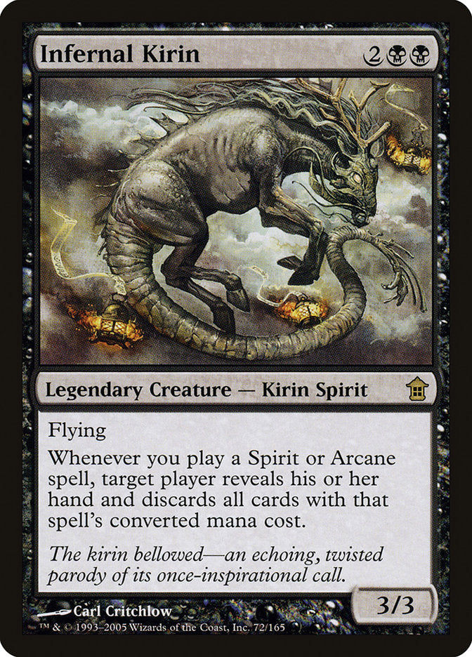 Infernal Kirin [Saviors of Kamigawa] | Local Legends