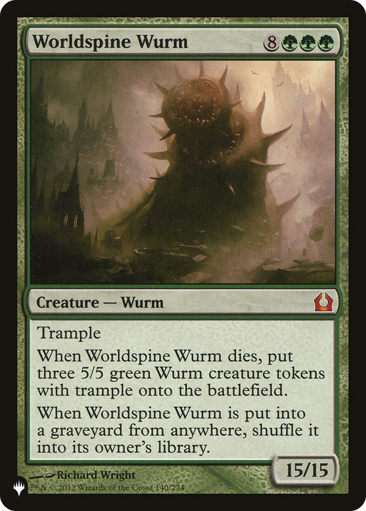 Worldspine Wurm [The List] | Golgari Games