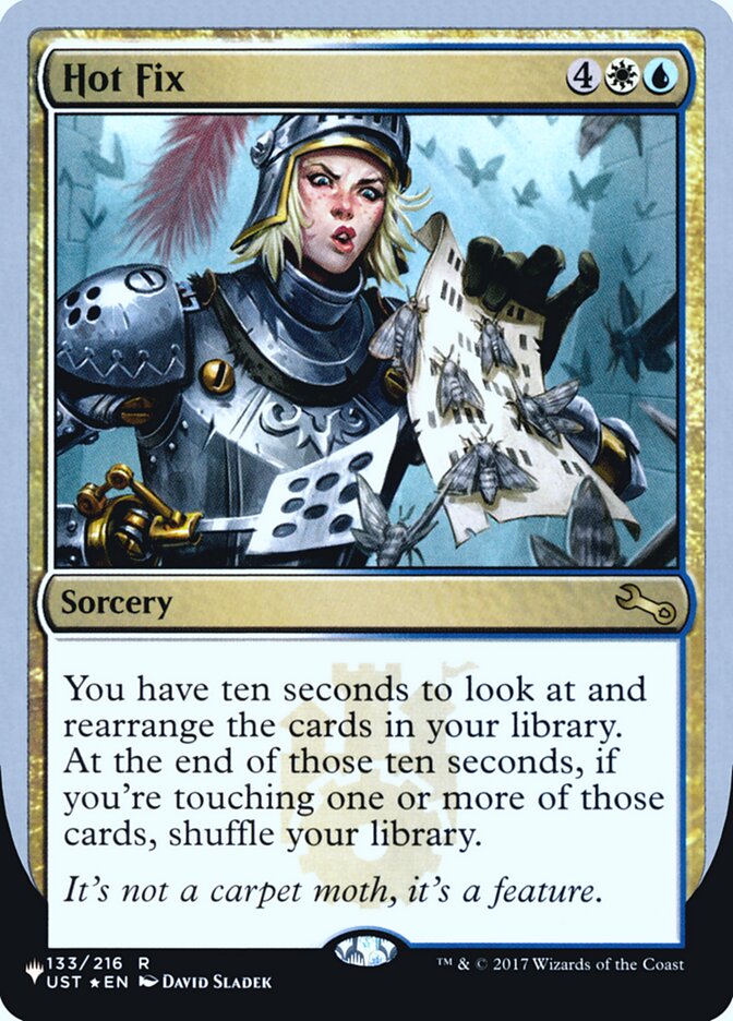 Hot Fix (Unfinity Foil Edition) [The List] | Local Legends