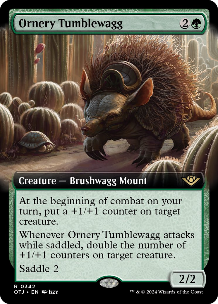 Ornery Tumblewagg (Extended Art) [Outlaws of Thunder Junction] | Golgari Games