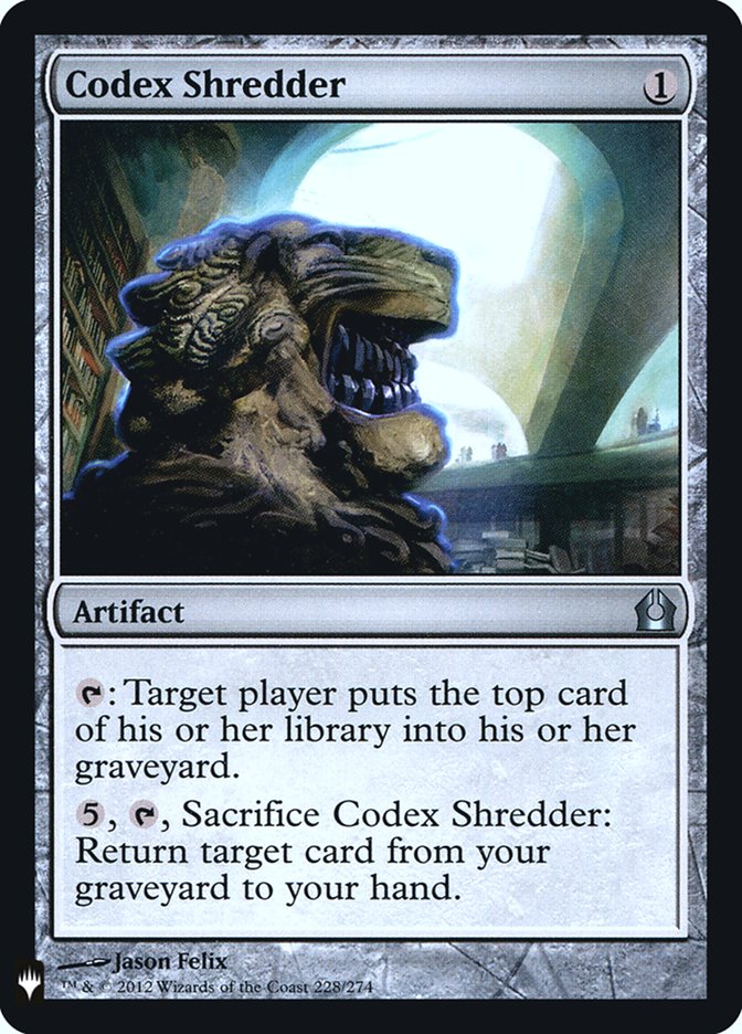 Codex Shredder [Mystery Booster] | Local Legends