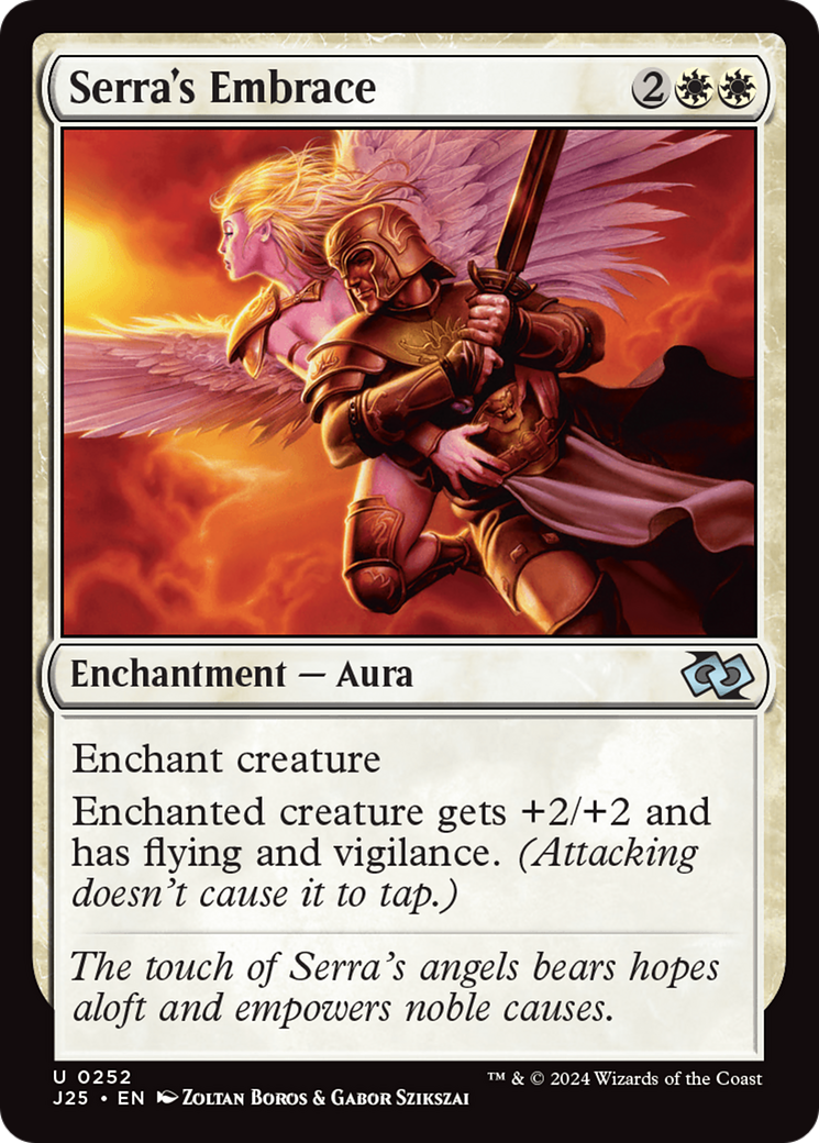 Serra's Embrace [Foundations Jumpstart] | Local Legends