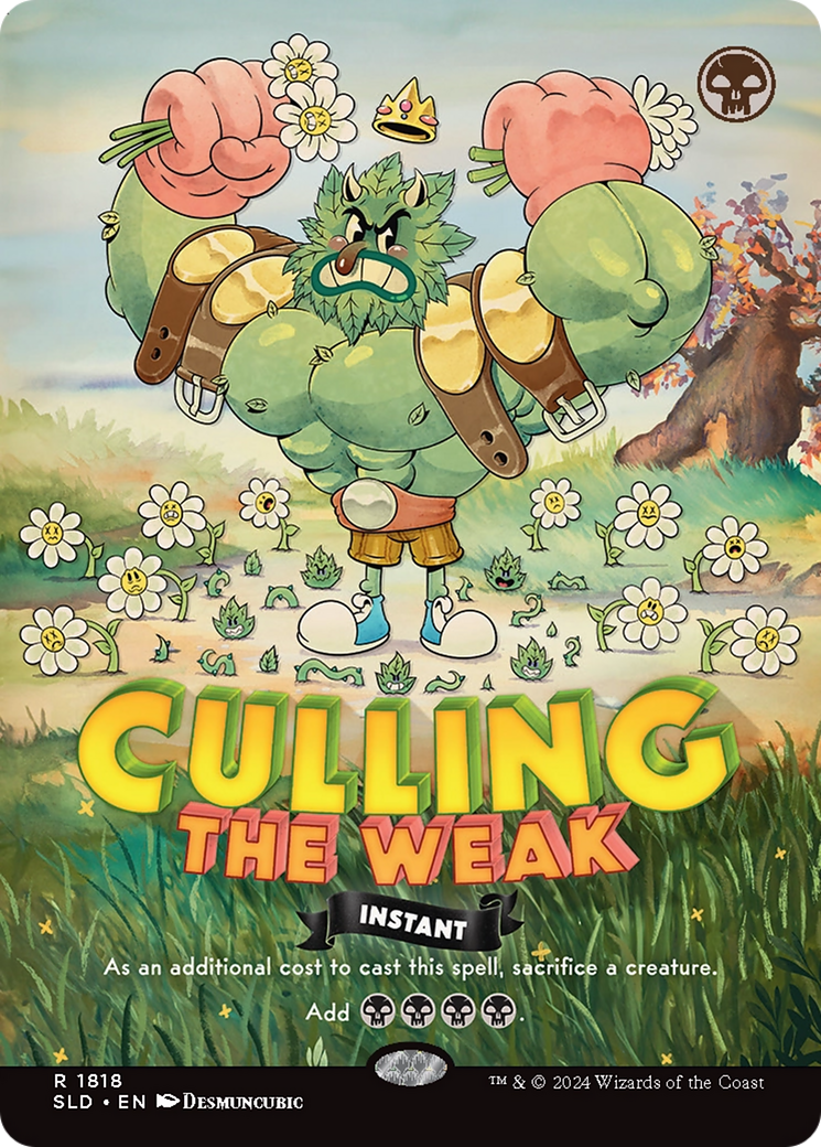 Culling the Weak (Rainbow Foil) [Secret Lair Drop Series] | Local Legends