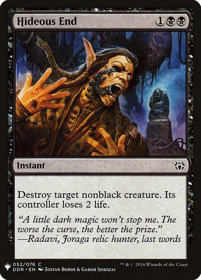 Hideous End [Mystery Booster] | Local Legends