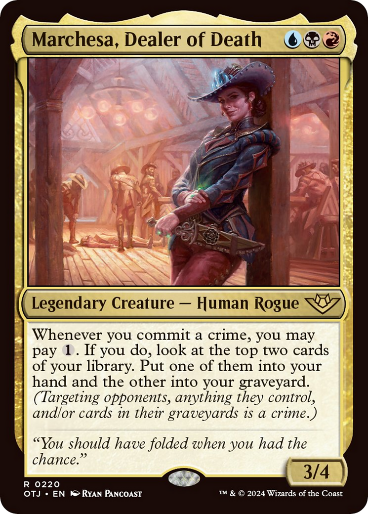 Marchesa, Dealer of Death [Outlaws of Thunder Junction] | Local Legends