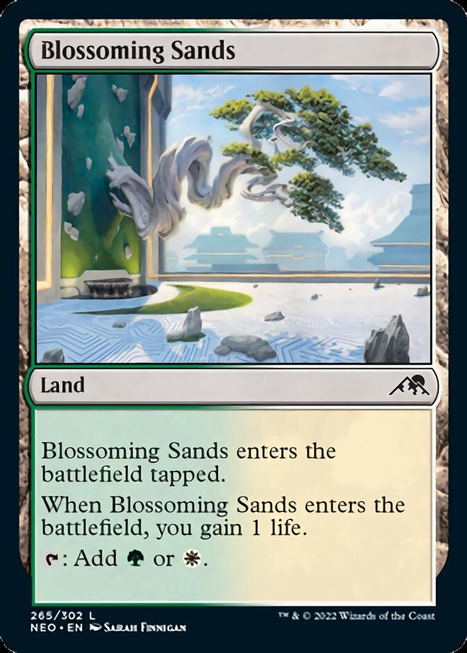 Blossoming Sands [Kamigawa: Neon Dynasty] | Golgari Games