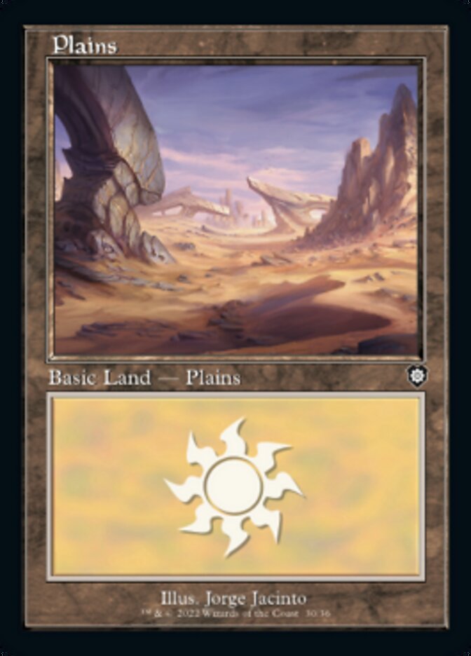 Plains (030) (Retro) [The Brothers' War Commander] | Local Legends