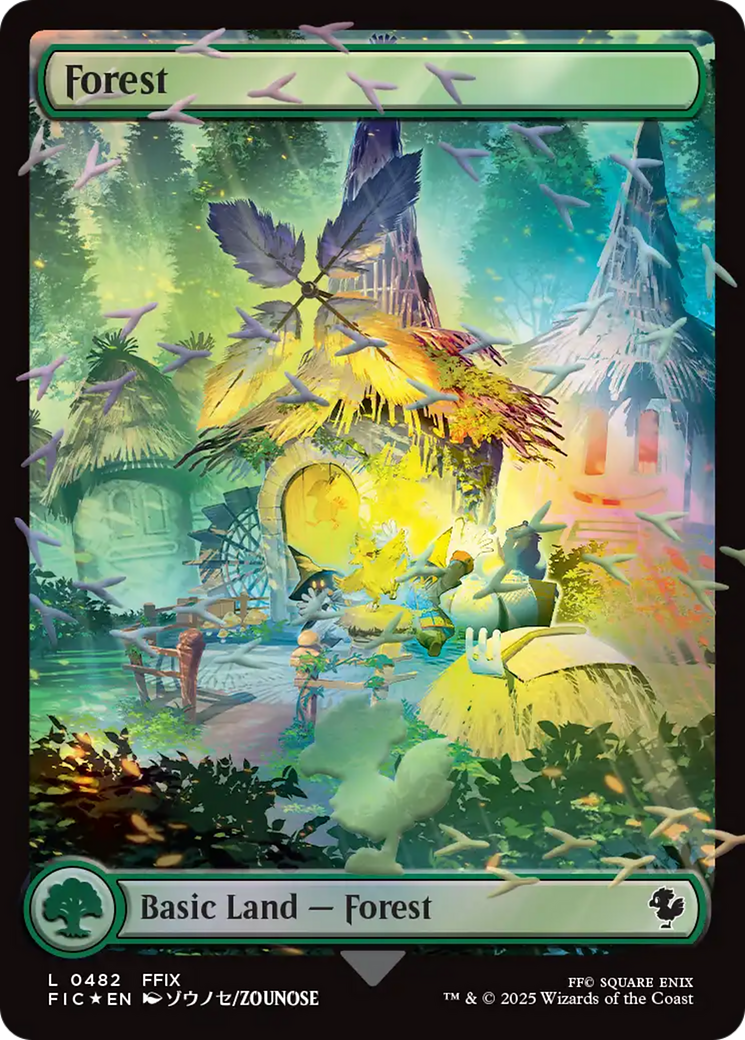 Forest (Chocobo Track Foil) [FINAL FANTASY Commander] | Local Legends