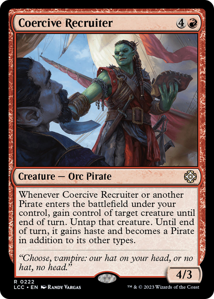 Coercive Recruiter [The Lost Caverns of Ixalan Commander] | Local Legends