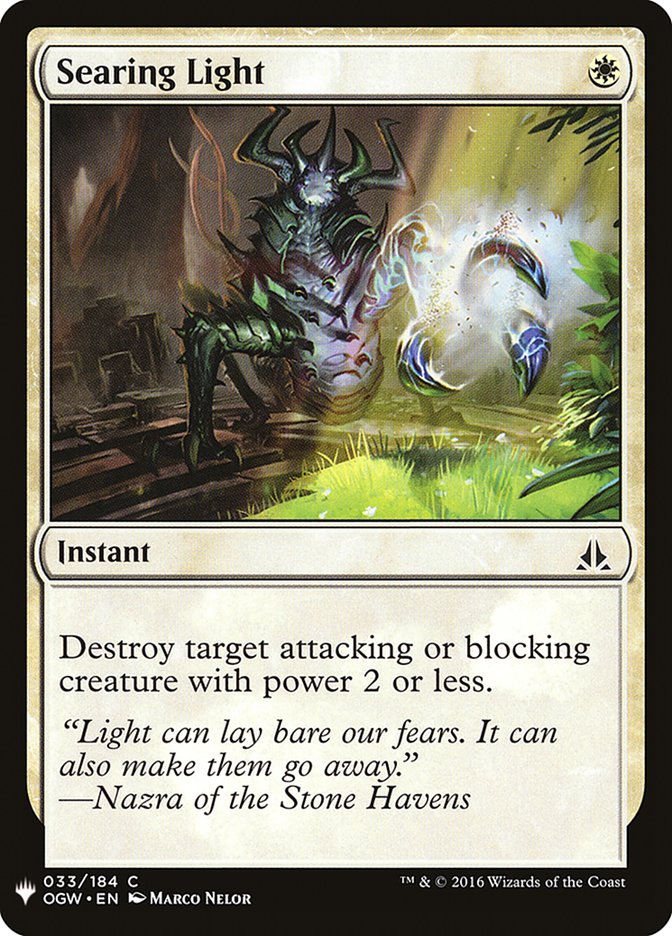 Searing Light [Mystery Booster] | Local Legends