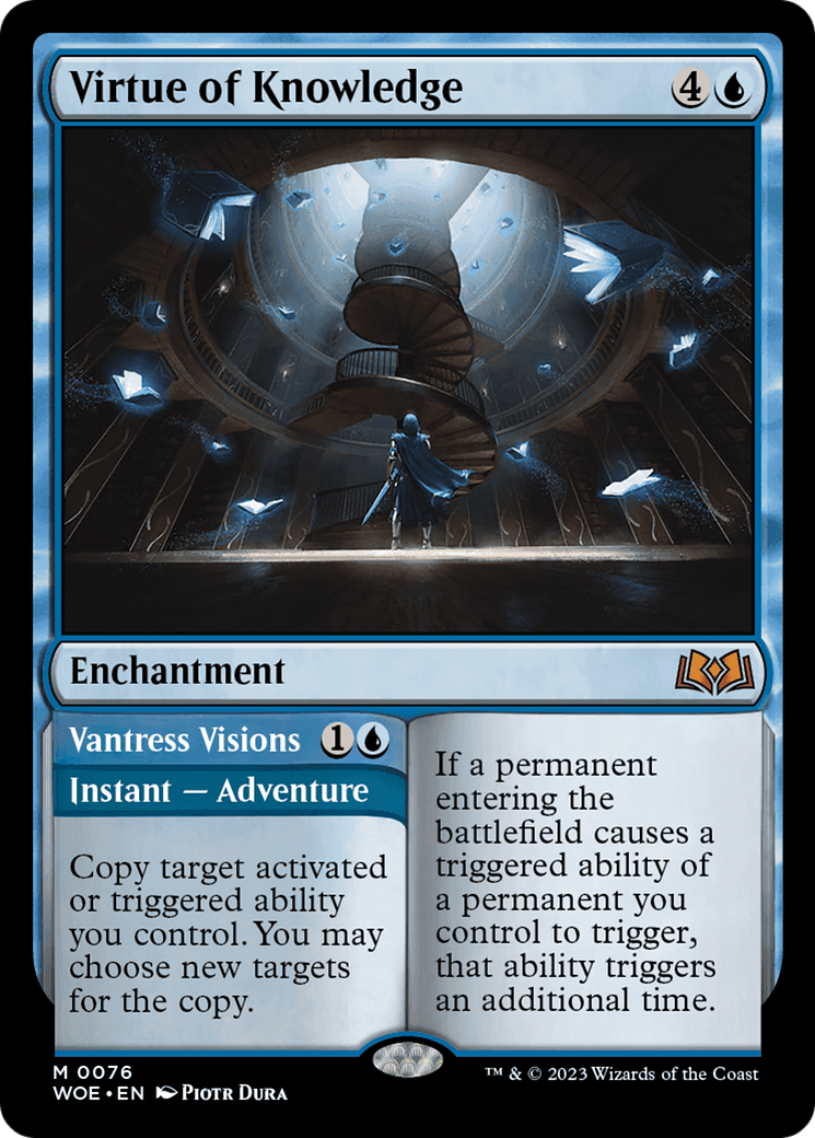 Virtue of Knowledge // Vantress Visions [Wilds of Eldraine] | Local Legends