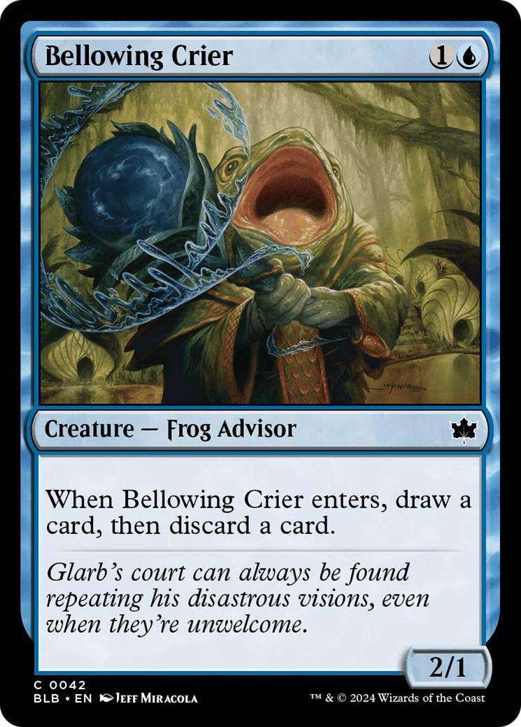 Bellowing Crier [Bloomburrow] | Golgari Games