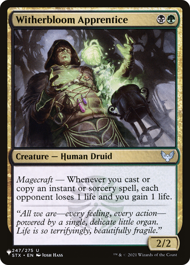 Witherbloom Apprentice [The List] | Local Legends
