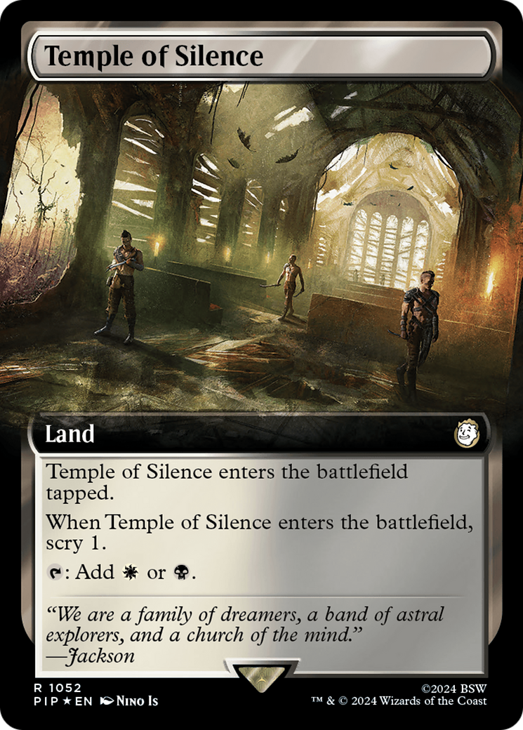 Temple of Silence (Extended Art) (Surge Foil) [Fallout] | Local Legends