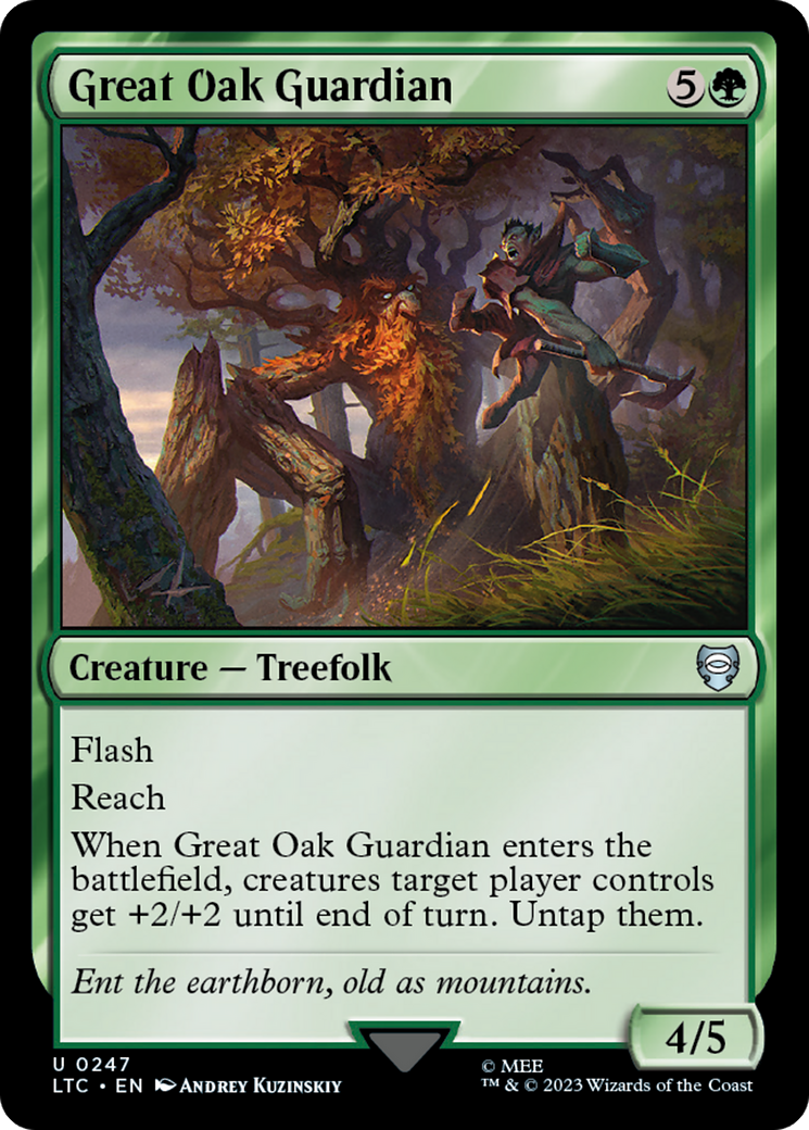 Great Oak Guardian [The Lord of the Rings: Tales of Middle-Earth Commander] | Golgari Games