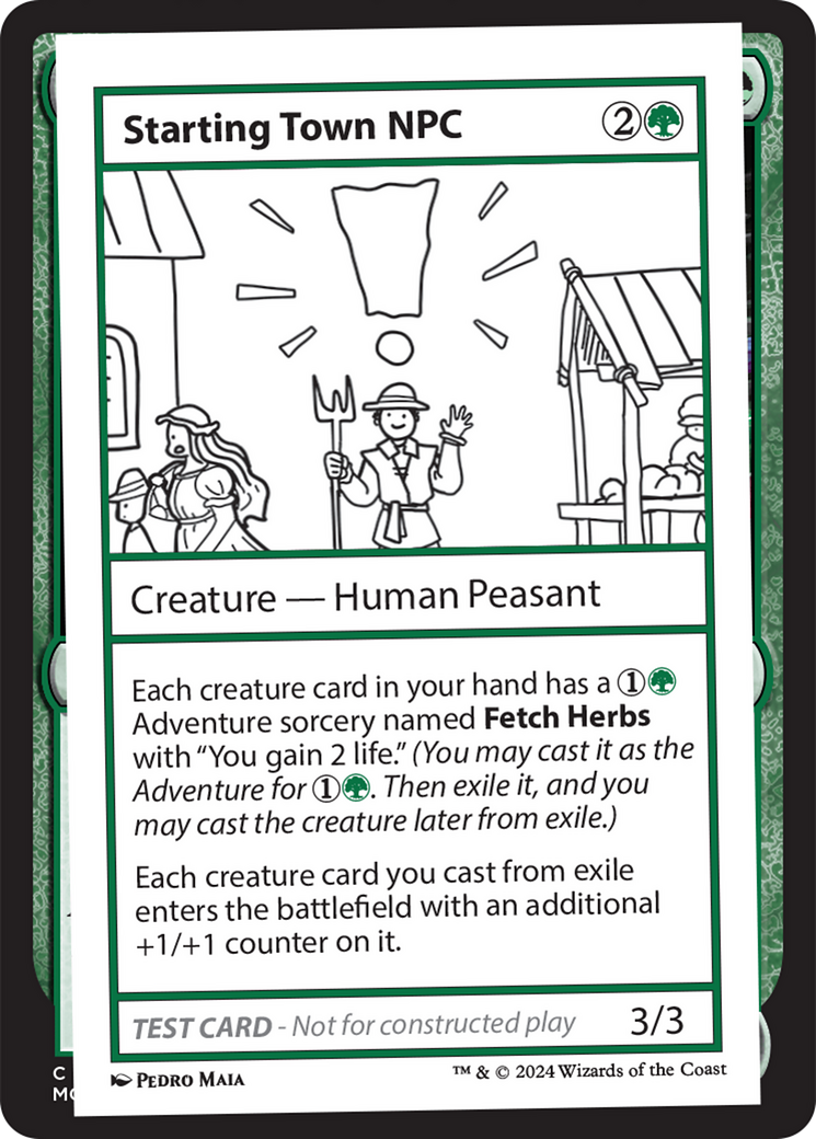 Starting Town NPC [Mystery Booster 2 Playtest Cards] | Local Legends