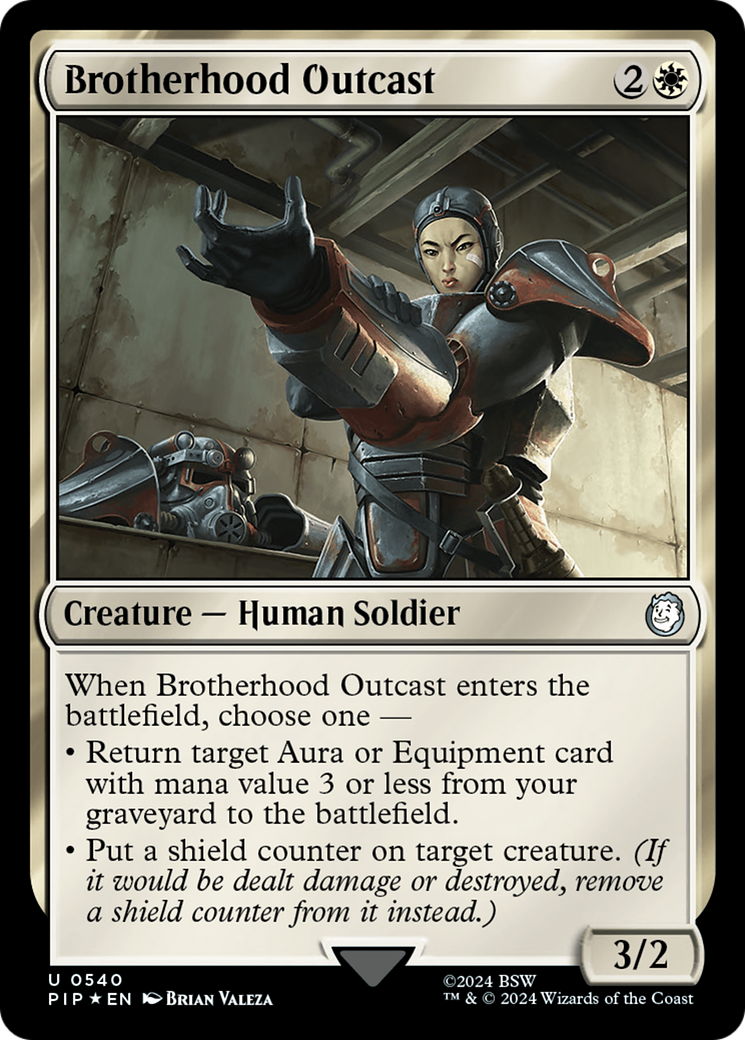 Brotherhood Outcast (Surge Foil) [Fallout] | Local Legends