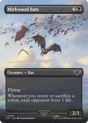 Mirkwood Bats (Borderless Alternate Art) [The Lord of the Rings: Tales of Middle-Earth] | Golgari Games