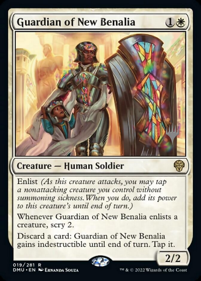 Guardian of New Benalia (Promo Pack) [Dominaria United Promos] | Golgari Games