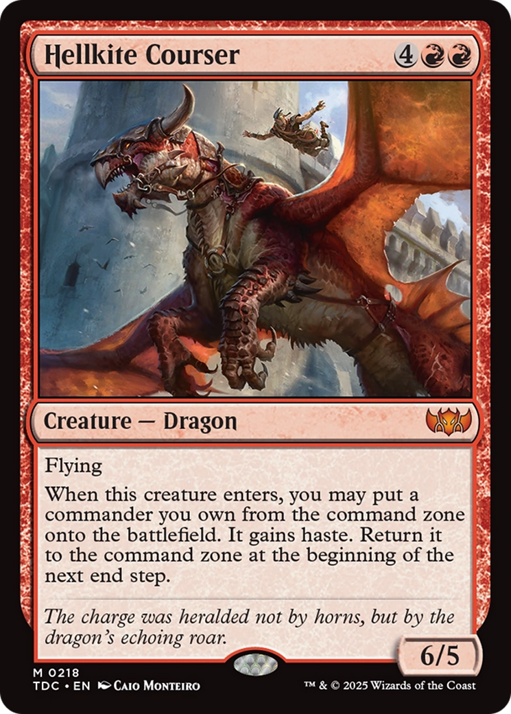Hellkite Courser [Tarkir: Dragonstorm Commander] | Local Legends