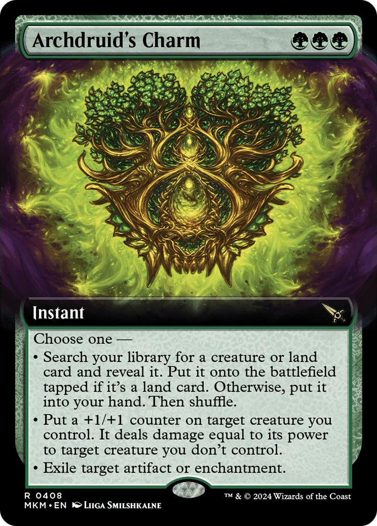 Archdruid's Charm (Extended Art) [Murders at Karlov Manor] | Local Legends