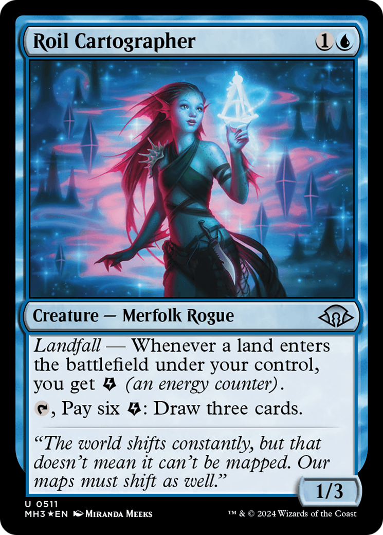 Roil Cartographer (Ripple Foil) [Modern Horizons 3] | Local Legends